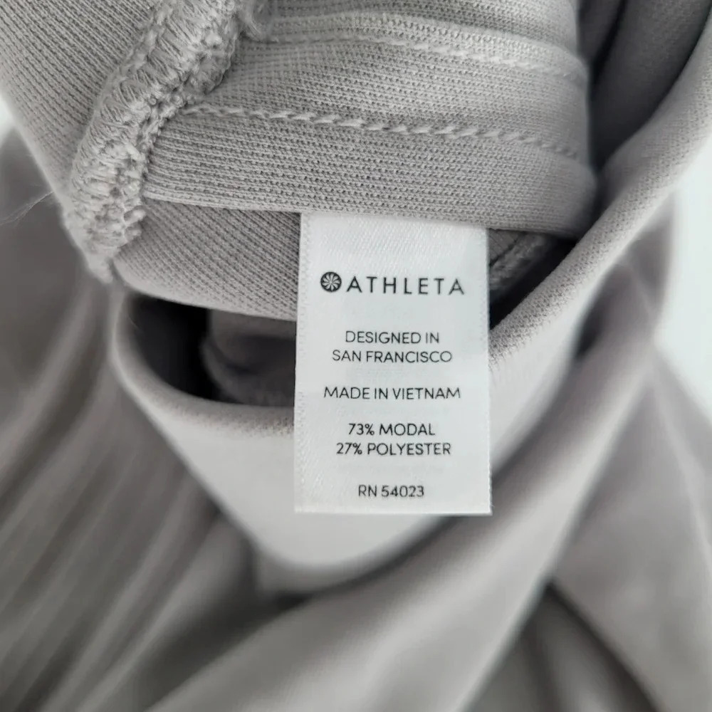 Athleta serenity grey with stripe on side pants XXS - Picture 5 of 9